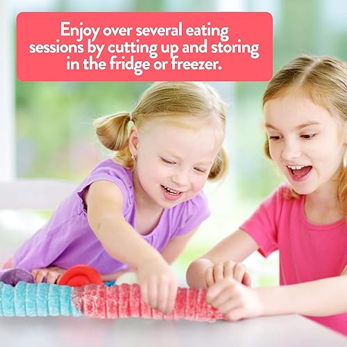 Miniatura 5 de Gomita The Gummy Bear Guy World Famous Gummy BearsTM gomita ácida Worlds Largest Gummy Worm con forma de gusano de cereza y zarzamora