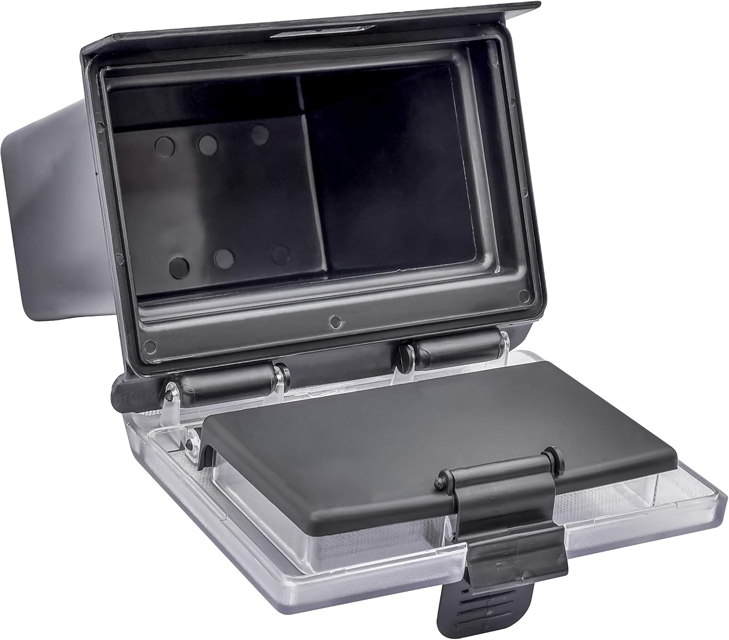 SAUTVS Center Dash Storage Box for RZR 1000 900, ABS Center Compartment Storage Box for Polaris RZR 1000 S 900 2014-2018 Accessories