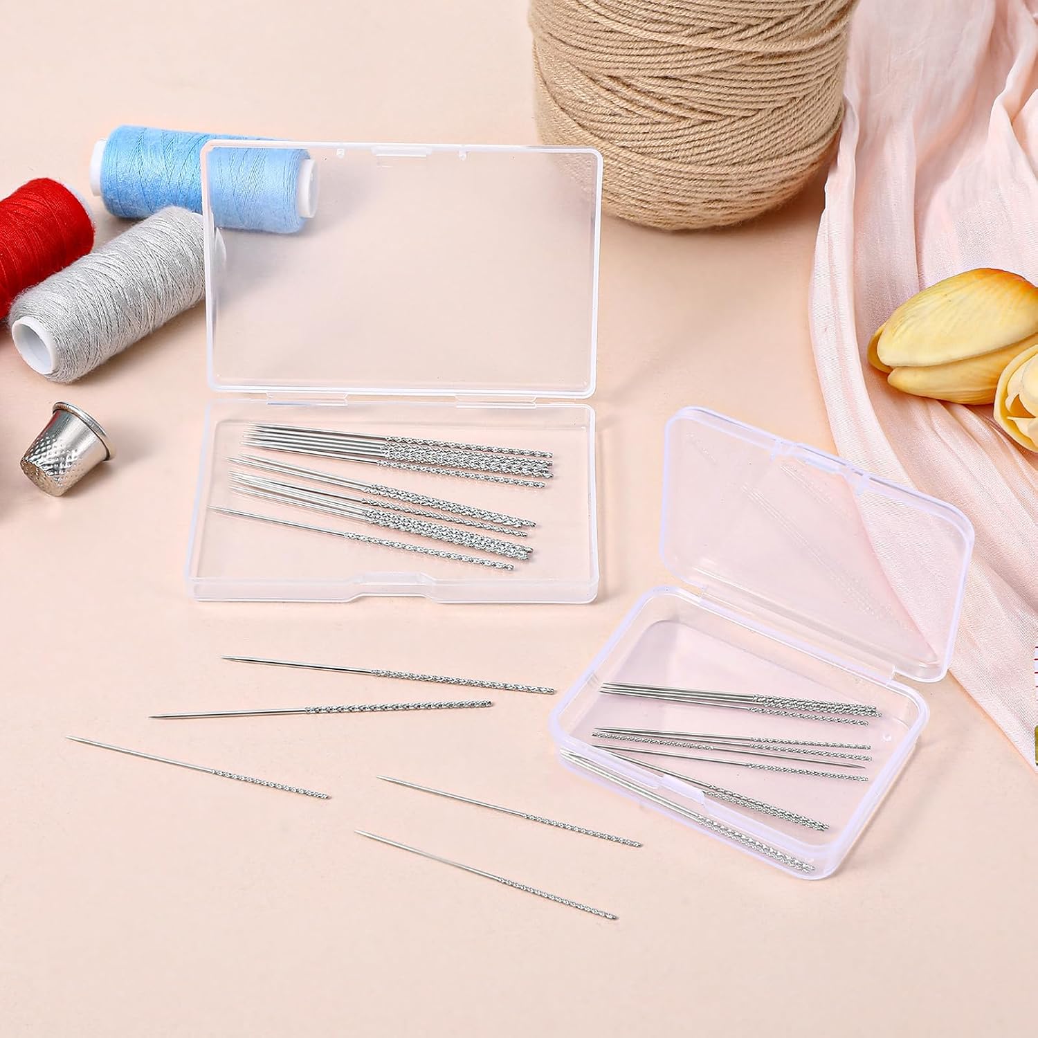30 Pcs Snag Repair Tool with Storage Box Snag Repair Needle Stainless Steel Sweater Snag Nab It Tool for Womem Sewing Knitting Cloth Fabric Garments Stitching Drapes Knitwear