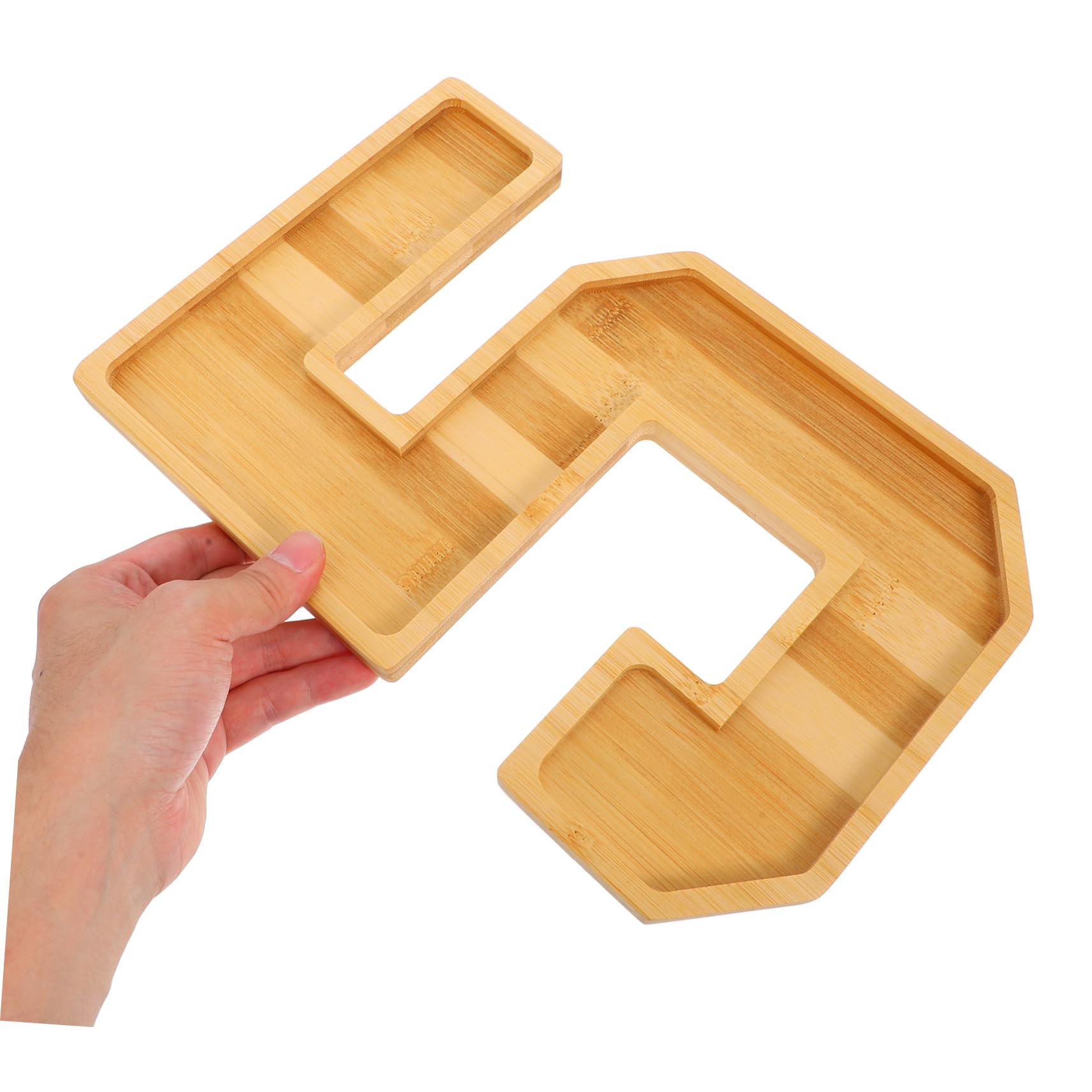 Cabilock Holz Charcuterie Tablett Langlebiges Leichtes Snack und Obsttablett Multifunktionales Serviertablett für Partys Geburtstagsdeko Geeignet für Gastgeber
