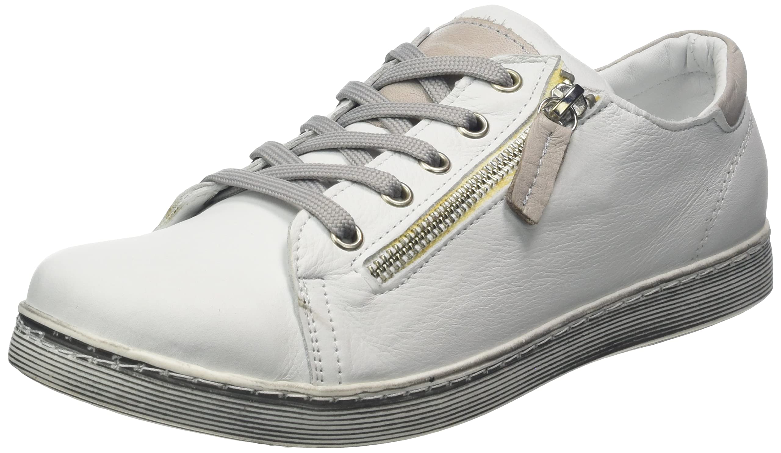 Andrea Conti 0347893, Sneaker, Weiß/Silbergrau,