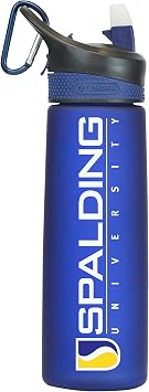 The Fanatic Group Spalding University Tritan Plastic Frosted Sport Bottle, Design-1 - Blue