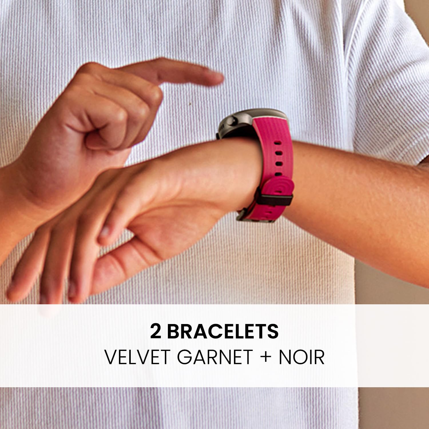 SPC Smartee 4G Junior - Montre connectée pour Enfants avec GPS, appels vidéo et Bouton SOS | Écran 1,2 po, Double Bracelet Marron et Noir et Mode Tracker| Mode École | Gestion Depuis l'app Smart Clan