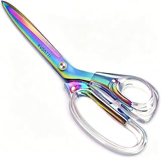9.5" Large Scissors All Purpose Heavy Duty for Fabric,Colorful