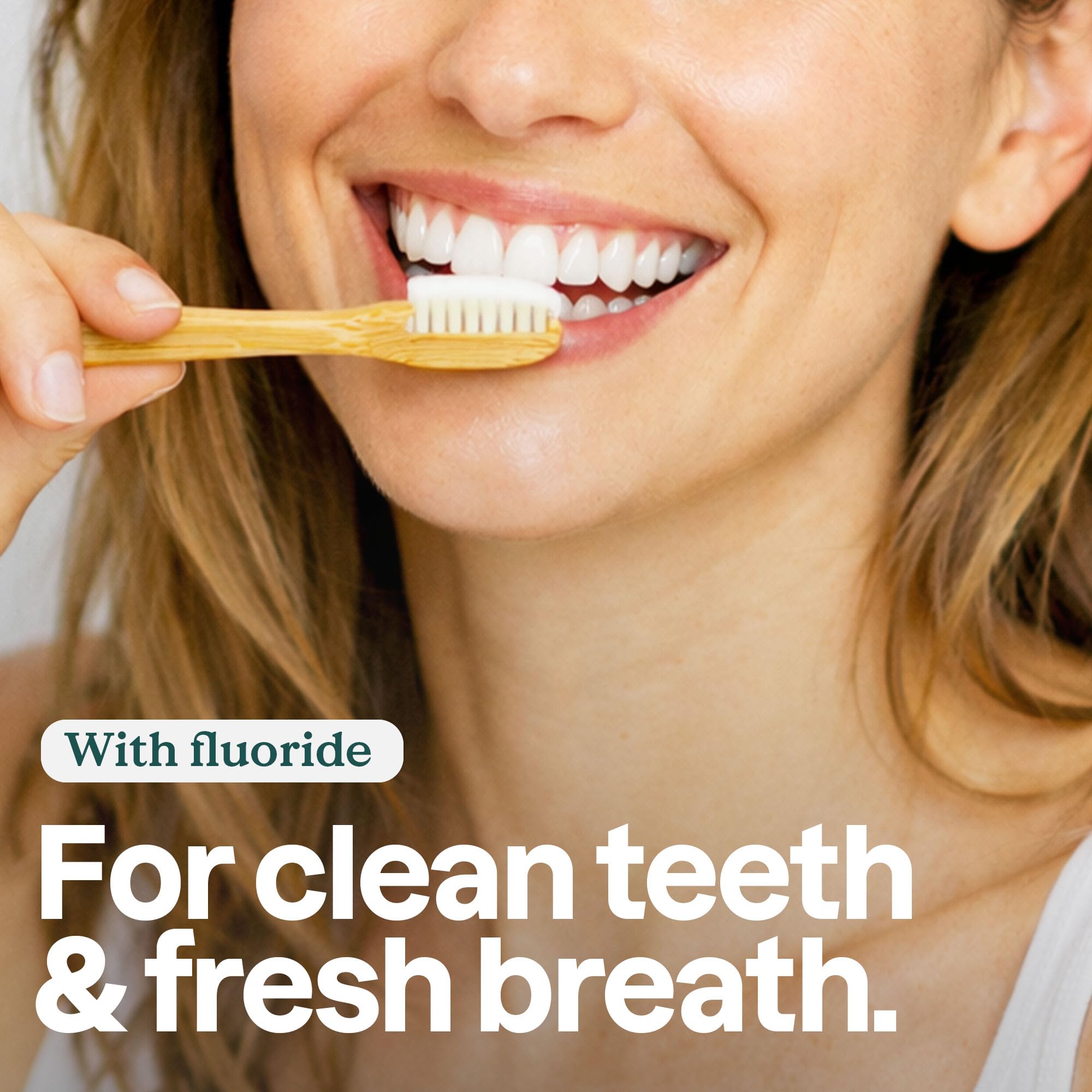 Attitude Fresh Breath Toothpaste with Fluoride, Peppermint Flavor, Vegan & Cruelty-Free, Sugar-Free, Plant & Mineral-Based Ingredients, Clean Oral Care, 4.2 Oz