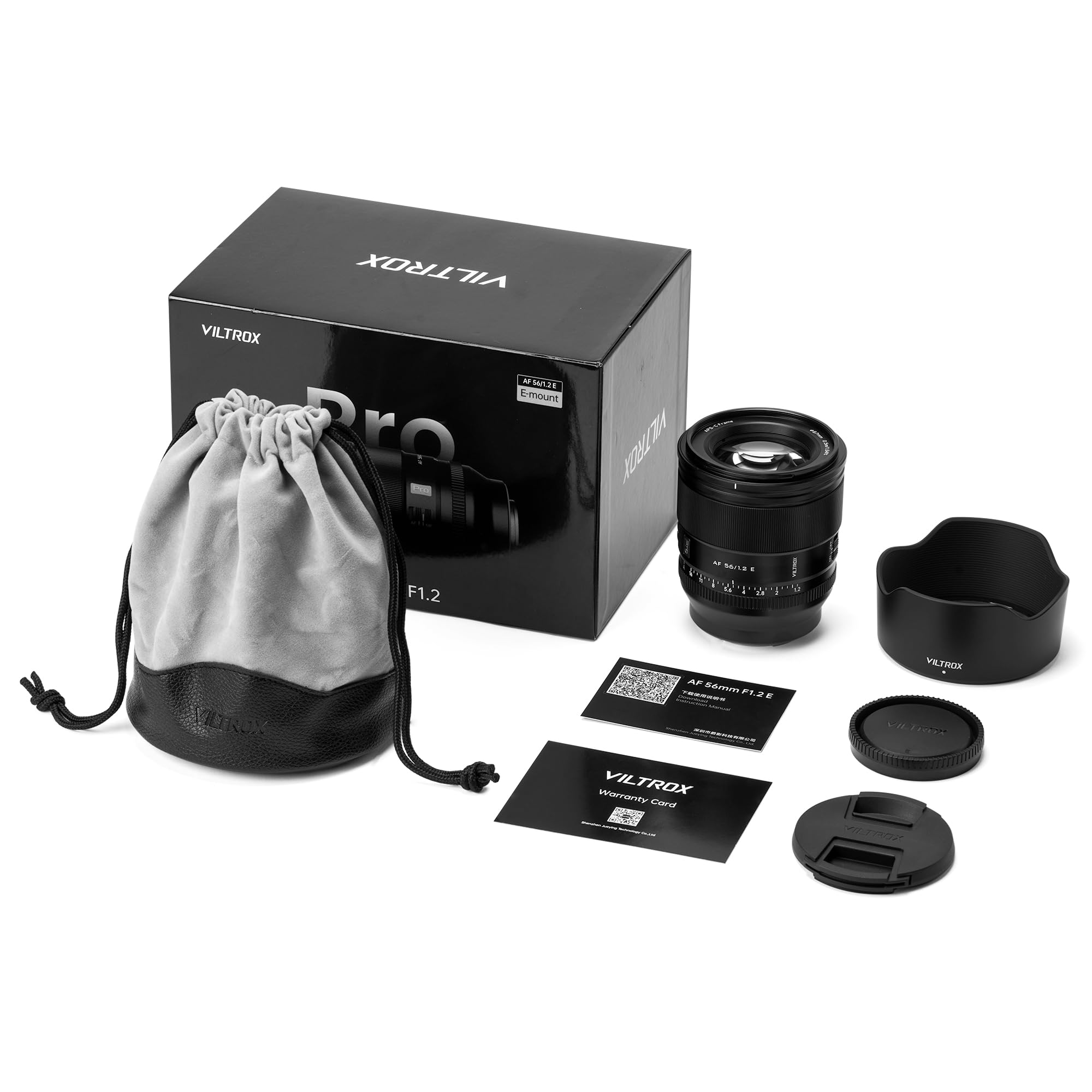 VILTROX Obiettivo AF 56 mm F1.2 Pro per Sony E-Mount, grande apertura verticale standard, obiettivo Prime Lens compatibile con fotocamere Sony a7 a7II a7III a7IV a7R a7RII a7RIII a7RIV a7RV a7S a7SII