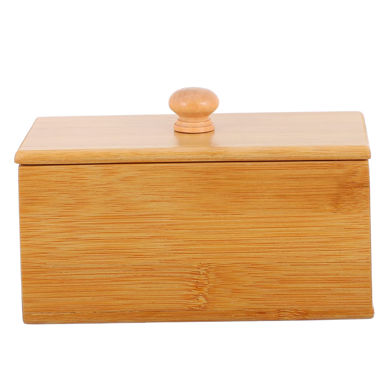 Cabilock 1Pc Creative Wooden Tea Bag and Coffee Sugar Storage Box Dual Compartment Decorative Organizer for Office and Hotel Use Smooth Edges Multi Functional Tea Case