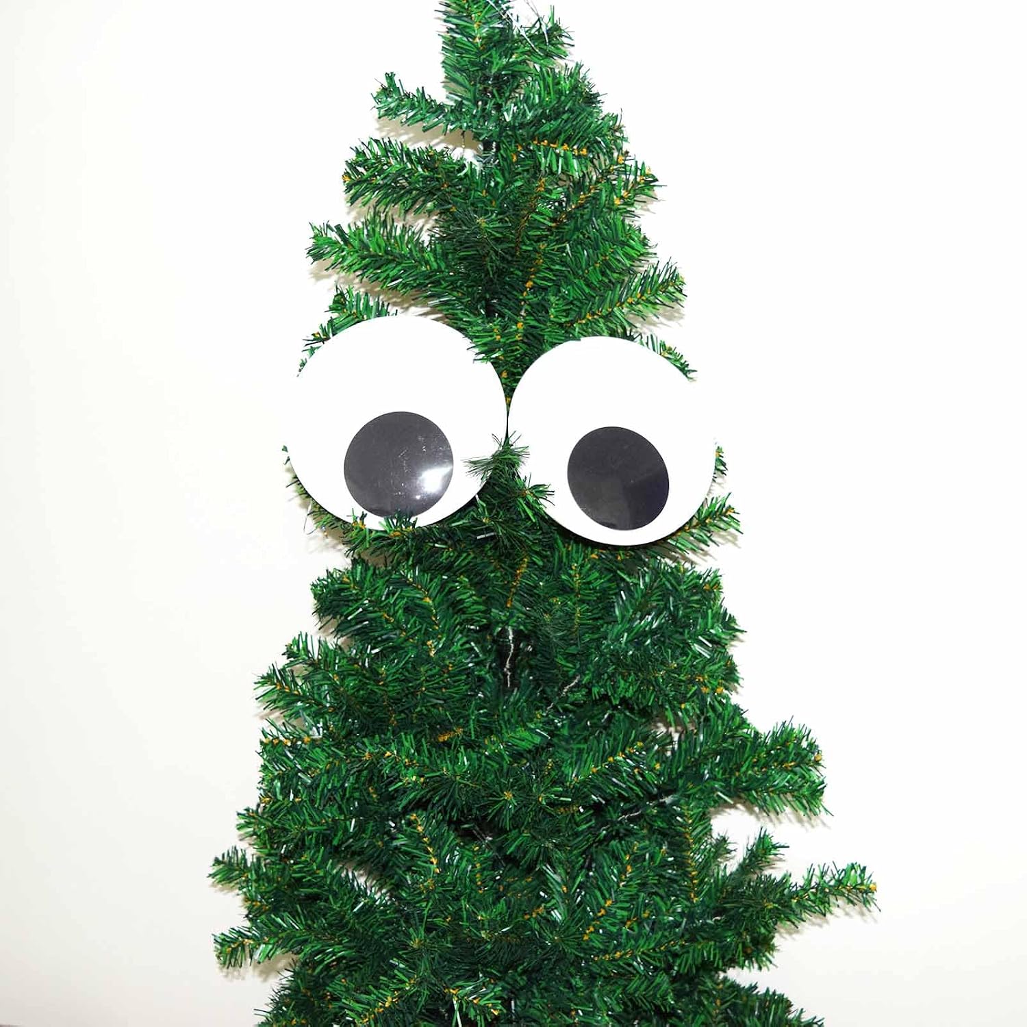happylain 7.5 inch Giant Googly Wiggle Eyes with Self Adhesive, Large Eyes 2 Pack for Christmas Tree Party Decorations