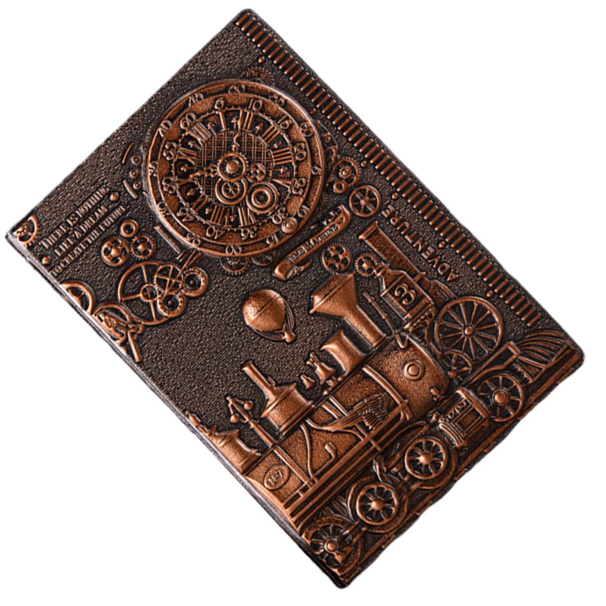 Healeved Quaderno di Diario in Pu Copertina Rigida Vintage Intagliata, Formato A5, Quaderno da Scrittura Elegante per Ufficio e Appunti Personali, Regalo per Amici e Familiari