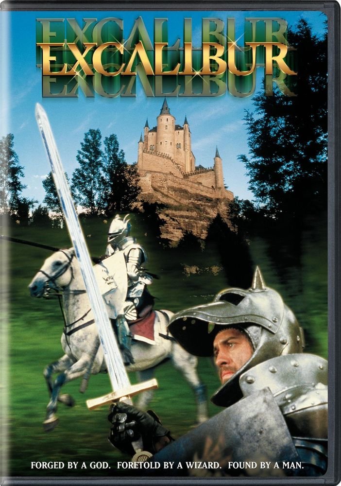 Excalibur película física que resuelve los cortes de streaming con su formato DVD Dual L 5.1