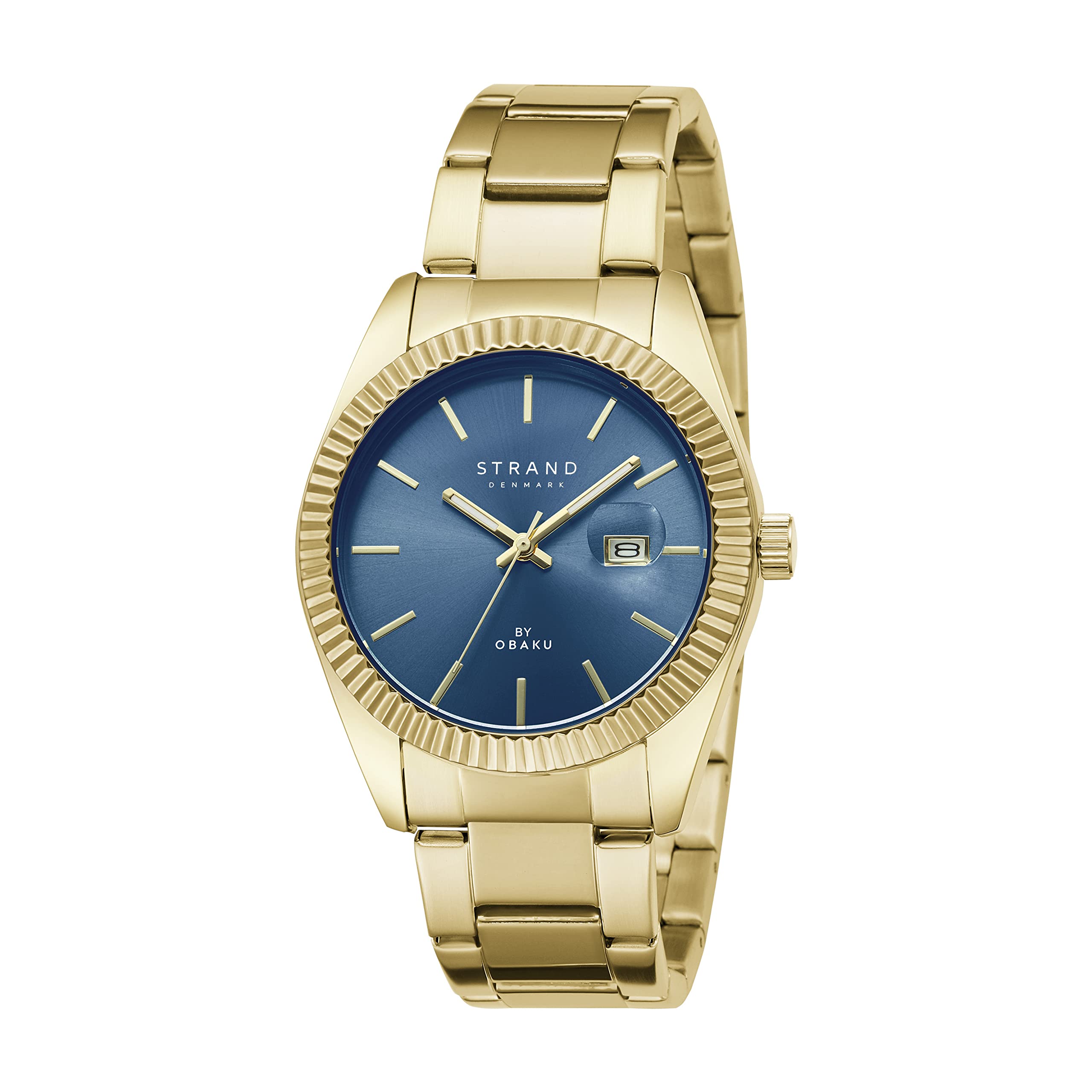 Strand By Obaku Wellington Beryl Analog Blue Dial Mens Watch-S721GDGLSG-DS (B09DGM23SP) Amazon Price History, Amazon Price Tracker