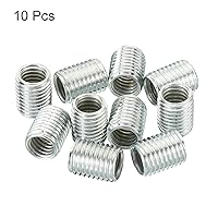 Vista 3 de PATIKIL Adaptadores de rosca M8x1mm a M6x1mm Manguito Reductor Tuerca Reductora, Paquete de 10 Tuerca de conversión de tornillo de 0.394 in