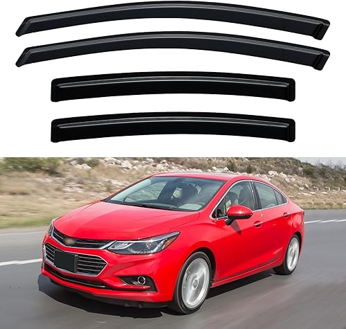 Miniatura 480 de Visores protectores de lluvia para ventana, deflectores de viento de canal exterior