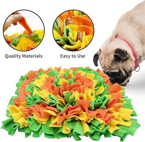 Miniatura 47 de Tapete para olfatear mascotas para perros, tapete de alimentación para perros, tapetes de entrenamiento de nariz para forrajear instinto interactivo
