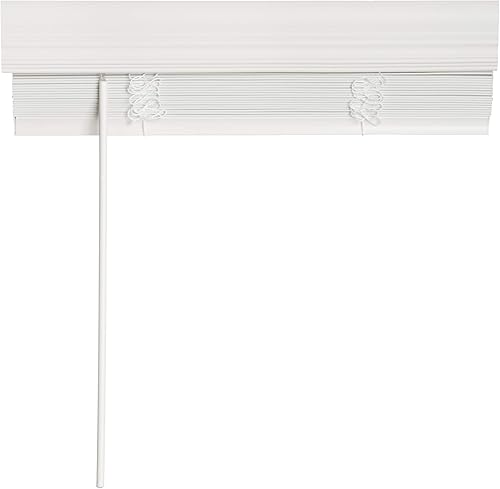 Miniatura 4 de Lotus & Windoware - Persianas inalámbricas, madera sintética, 5.08 cm, color blanco