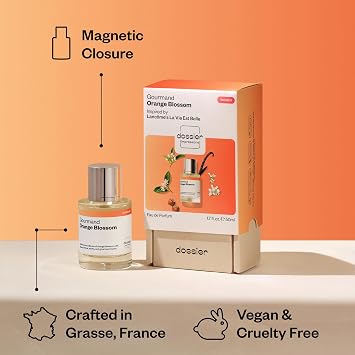 Dossier - Gourmand Orange Blossom - Inspired by La Vie Est Belle - EDP | 1.7 fl oz (50ml) - Blossom - Gourmand Orange Blossom Eau de Parfum for Women - Orange Blossom Perfume, Long-Lasting, Vegan