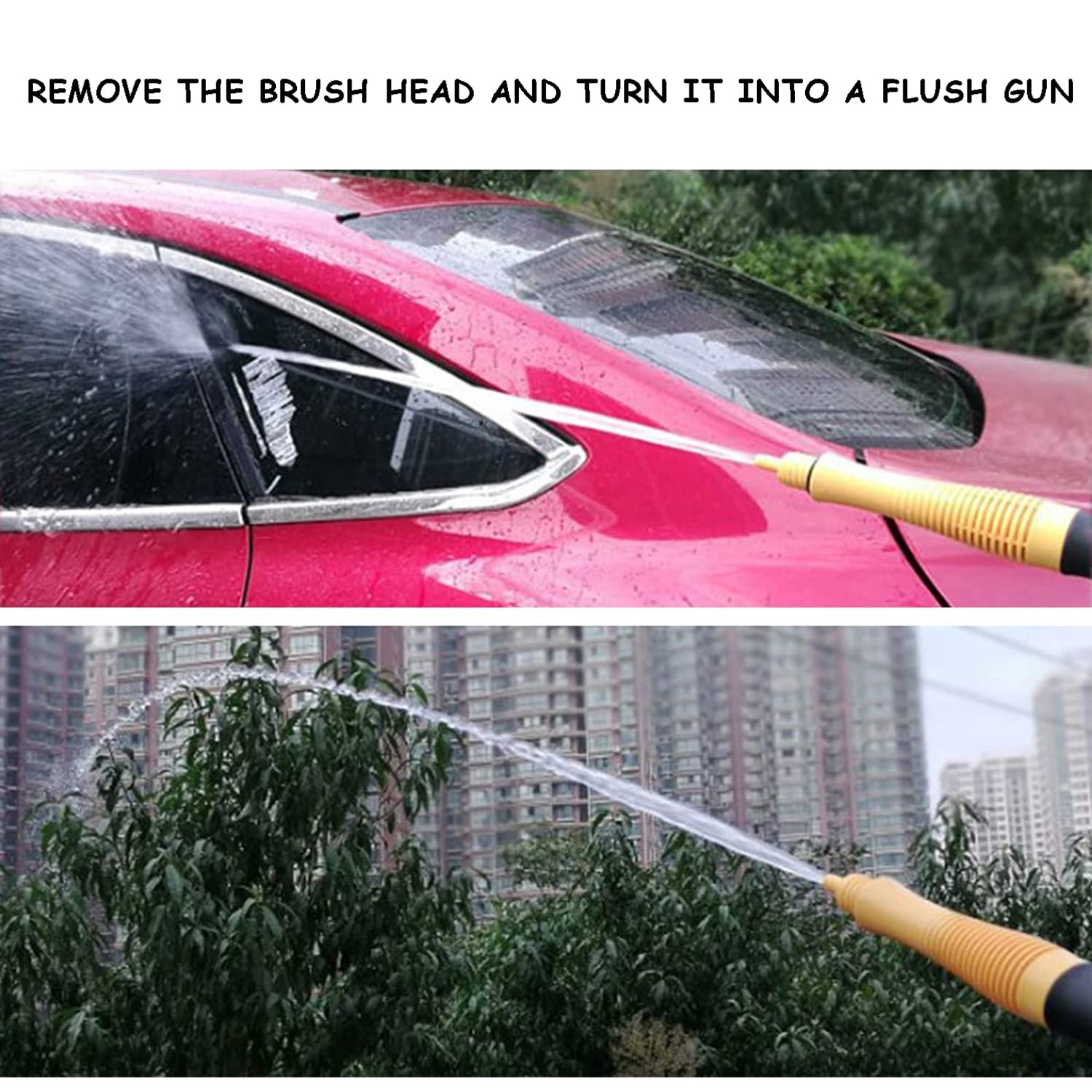 Spazzola Rotante per autolavaggio Spazzola in Schiuma per Auto ad Alta Pressione Lavaggio Automatico del Tubo in Spugna Rotante con Tazza detergente Car Styling Spazzola (Brush)