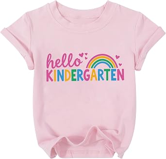YHHR Kindergarten Shirt for Girls Boys 2026 First Day of Preschool Tshirt