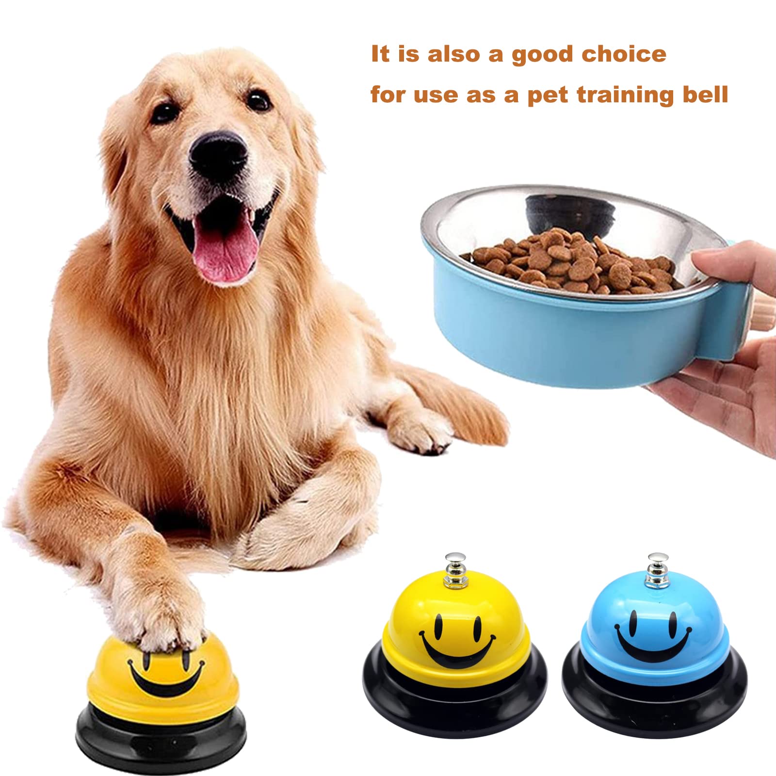 2 Campanelli Da Tavolo Metallici - Per Reception, Ristoranti, Hotel E Addestramento Animali - Foto 11