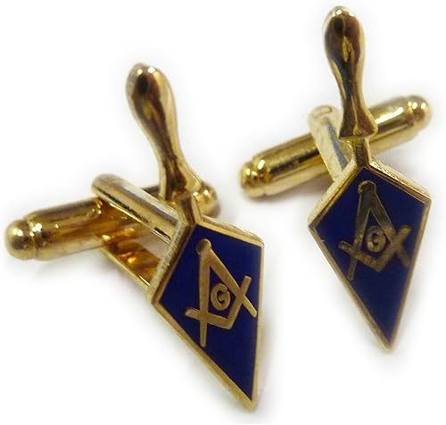 Paleta Masónica Masonería Herramienta Masonería Brújula Cuadrada Gemelos Gemelos Set, Metal