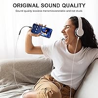 Vista 7 de [Certificado MFi de Apple] Paquete de 2 Adaptador de Conector de Auriculares iPhone 3.5mm, Adaptador de Lightning a Conector de Auriculares 3.5mm