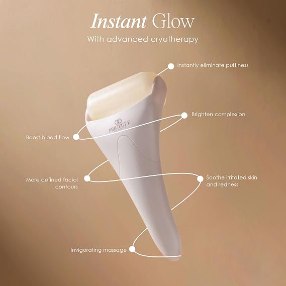 The Ice Roller by Project E Beauty | Ice Roller | Ice Roller | Facial Beauty Roller | Ice Roller | Facial Massage, Face Massage, Skin Tightening, Skin Care, Aging Care