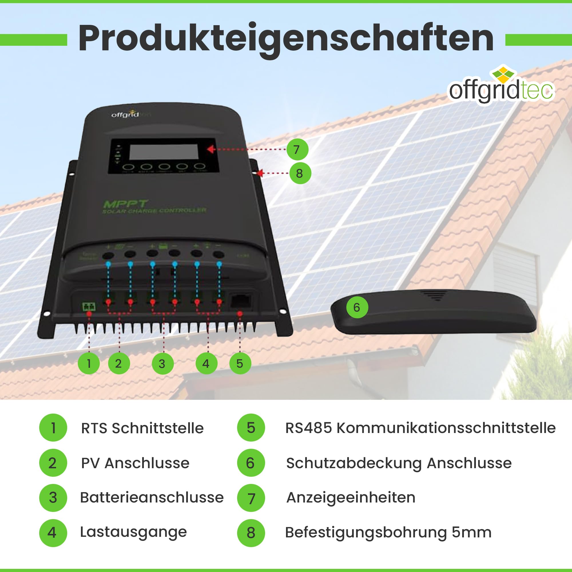 Offgridtec MPPT PRO-X 40A Laderegler 12V - 48V