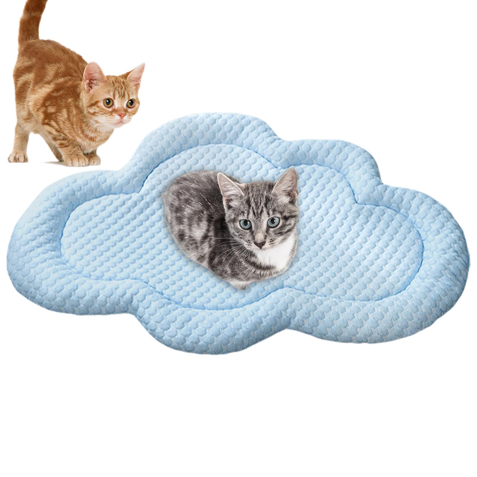 Alfombrilla de refrigeración para mascotas, suave y bonita alfombrilla de refrigeración para gatos, suministros para mascotas de y verano para perros pequeños y medianos, alfombrilla | refrigeración para gatos, suministros para mascotas de y verano para p
