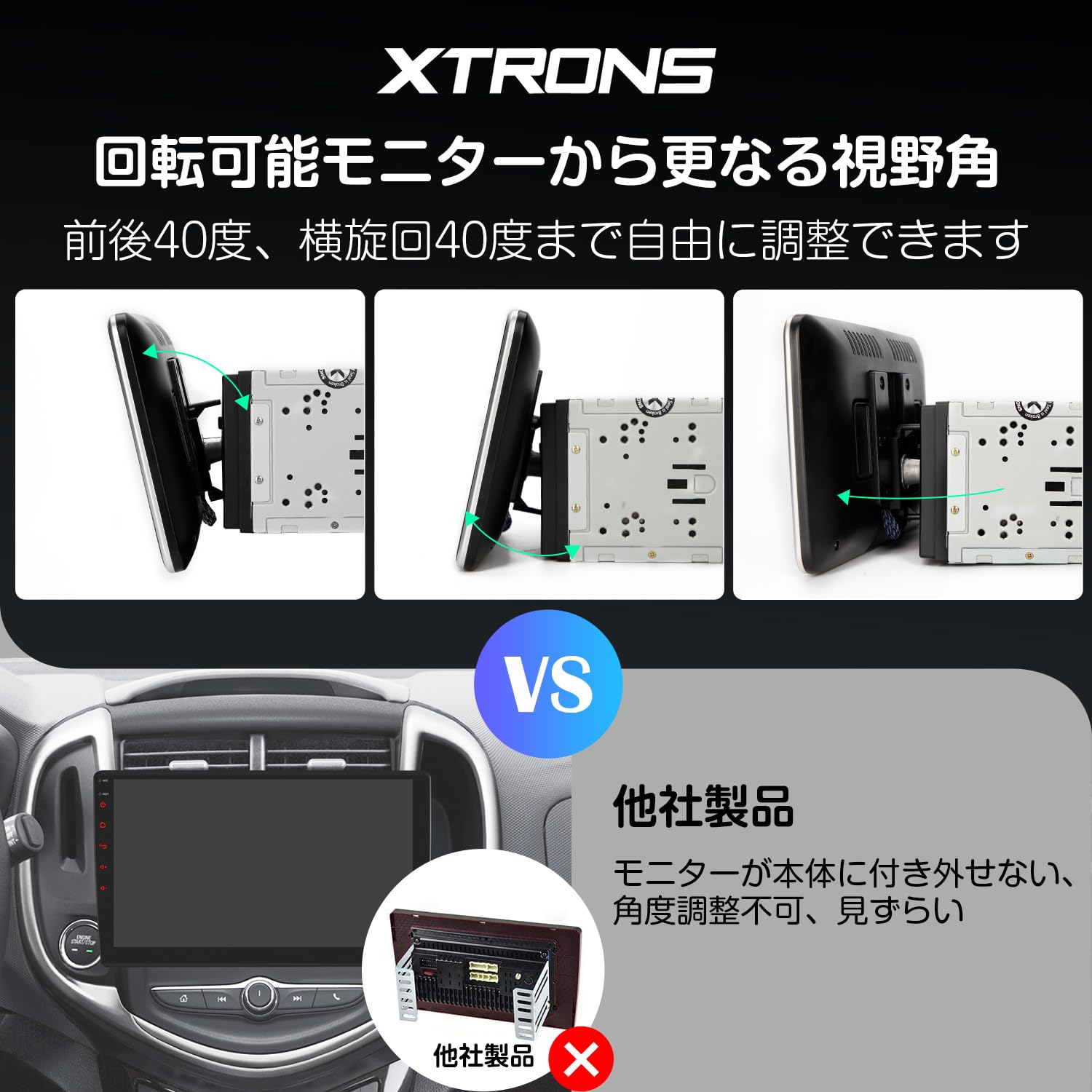 XTRONS TL10Yカーオーディオ10.1インチ（楽天市場】カーオーディオ 