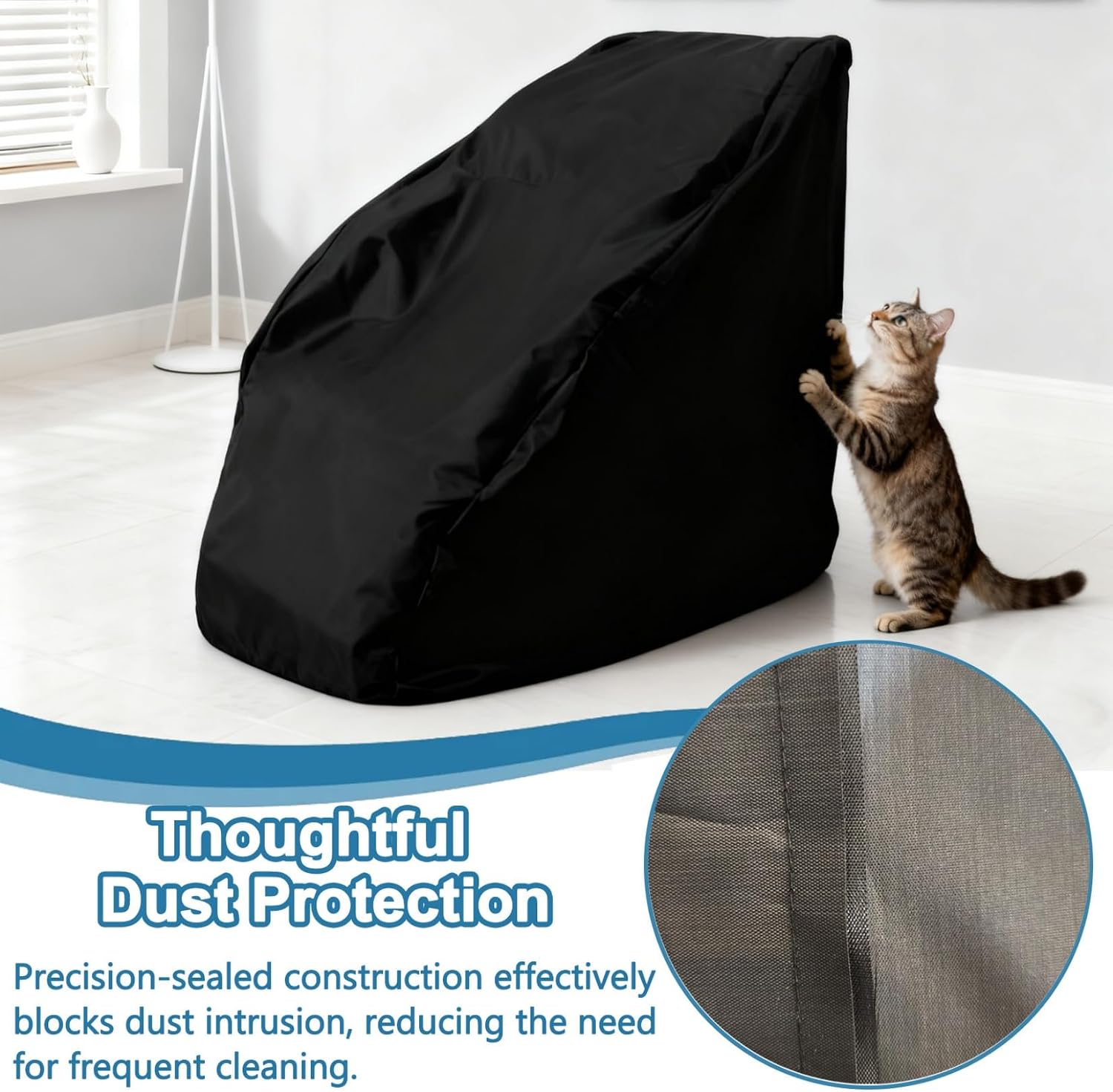 Massage Chair Cover, Massage Recliner Chair Dustproof Cover, Full Body Zero Gravity Chair Covers with Storage Bag