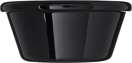 Miniatura 3 de Carlisle FoodService Products 4312603 SAN Ramequin liso, capacidad de 6 onzas, altura de 1.80 pulgadas, negro (caja de 48)
