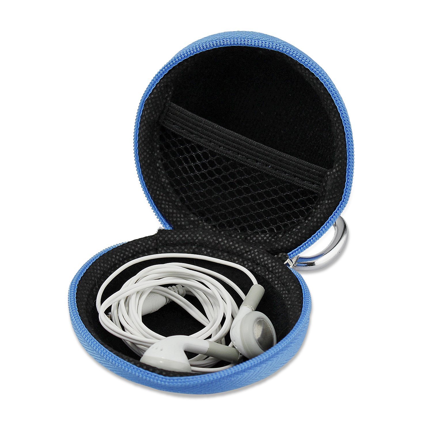 RISETECH Earbud Case Holder Earphone Case Wired Headphone Storage Pouch Hard EVA Small Zipper Bag Compatible With Oval Wireless Earbuds, Beats Studio - View #4