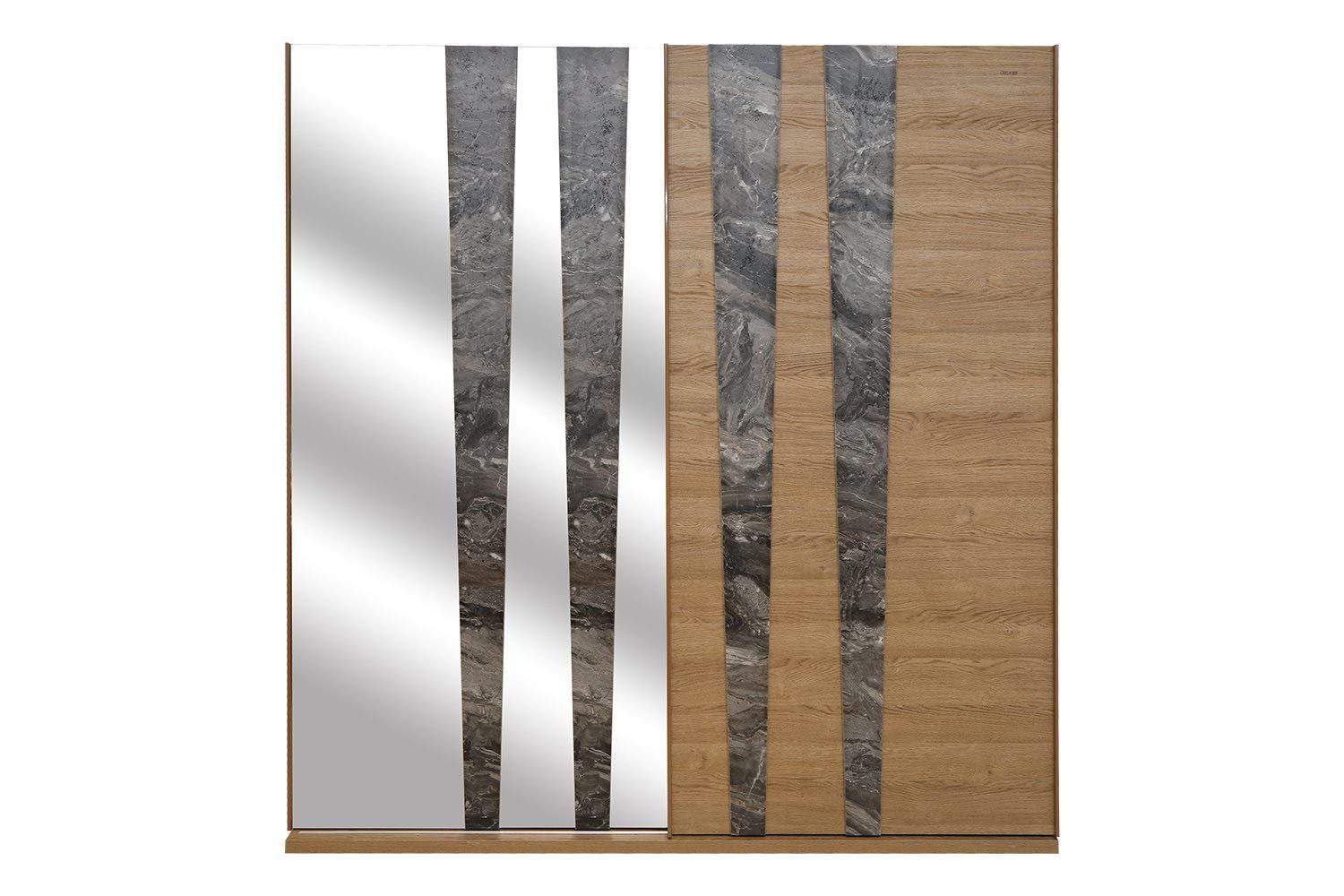 PAN Home Alfano 2 Door Sliding Wardrobe, Multicoloured