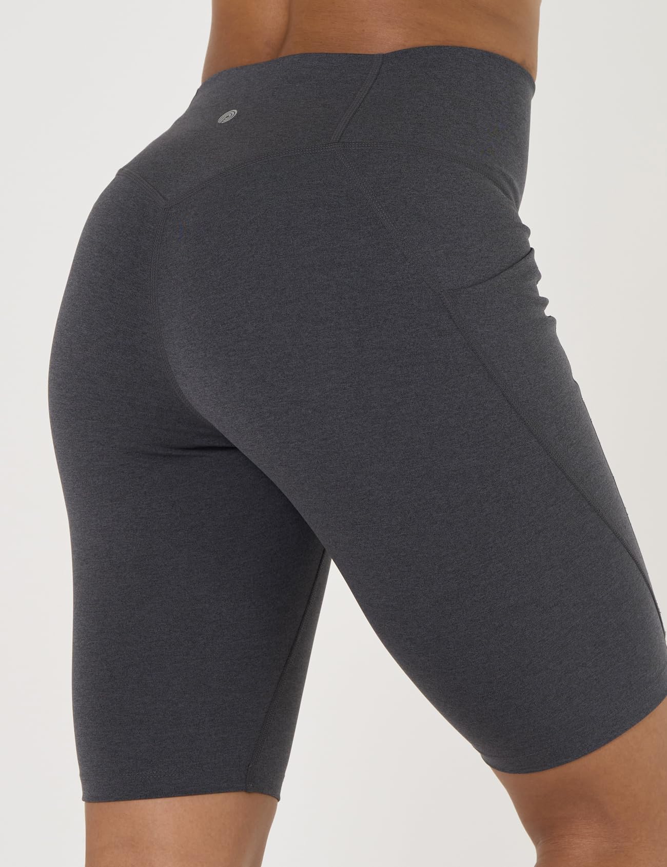 LAPASA Pantalón Corto Deportivo Mujer Leggings con Bolsillos Laterales Mallas Short Yoga Ejercicio Fitness Pilate Deporte Running Ciclismo Elastico L52A1/L52B1 — view 3