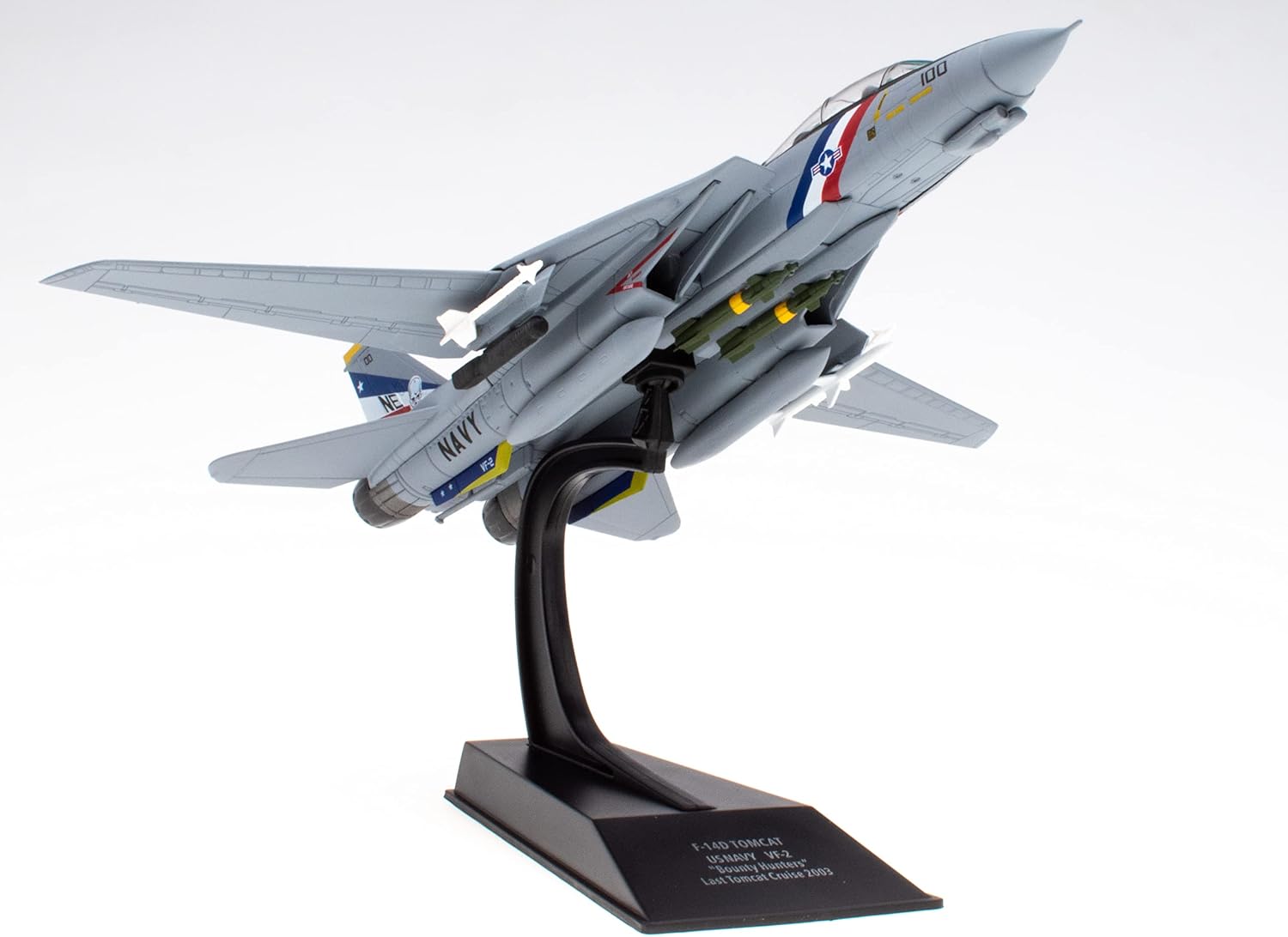 - Military Fighter Aircraft 1/100 F-140 TOMCAT US NAVY VF-2 "Bounty Hunters" Last Tomcat Cruise 2003 - CP31
