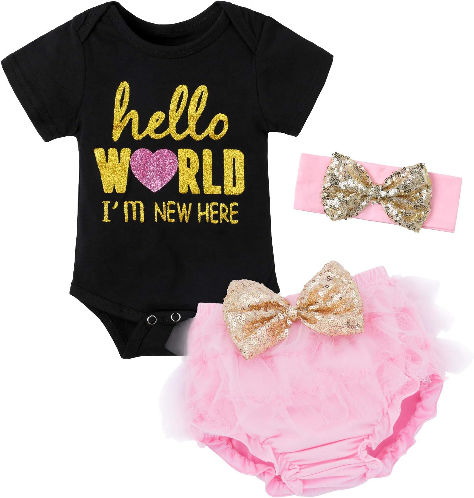 Newborn Baby Girl Clothes Floral Long Sleeve Footless Romper Jumpsuit Cotton
