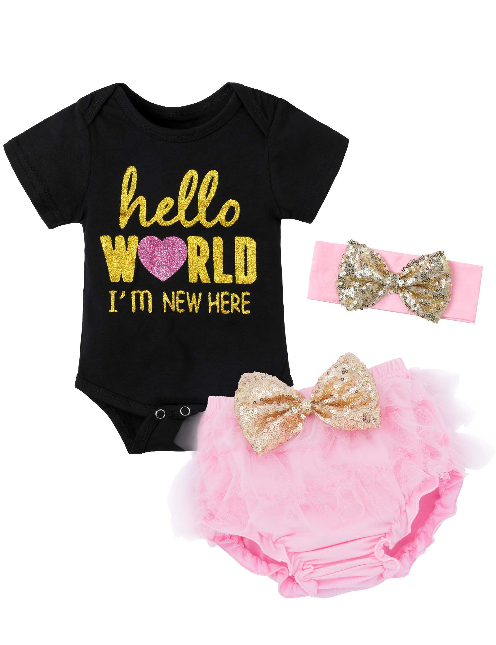 Newborn Baby Girl Clothes Floral Long Sleeve Footless Romper Jumpsuit Cotton