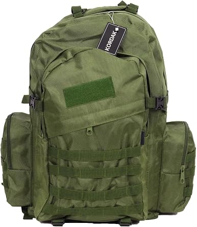 KORDAK Outdoor Taktik S rt  antas  L Koyu Ye il, 75, ASKHAK 75LTCNTA, Haki,  niseks-yeti kin
