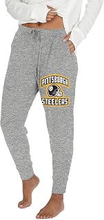 Zubaz Women's Marled Gray Soft Jogger