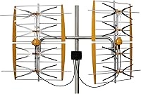 Vista 2 de Televes Dirección dual dual del mercado de la gama larga de la antena de la bahía de 8 altos VHF/UHF sobre la antena HDTV del aire