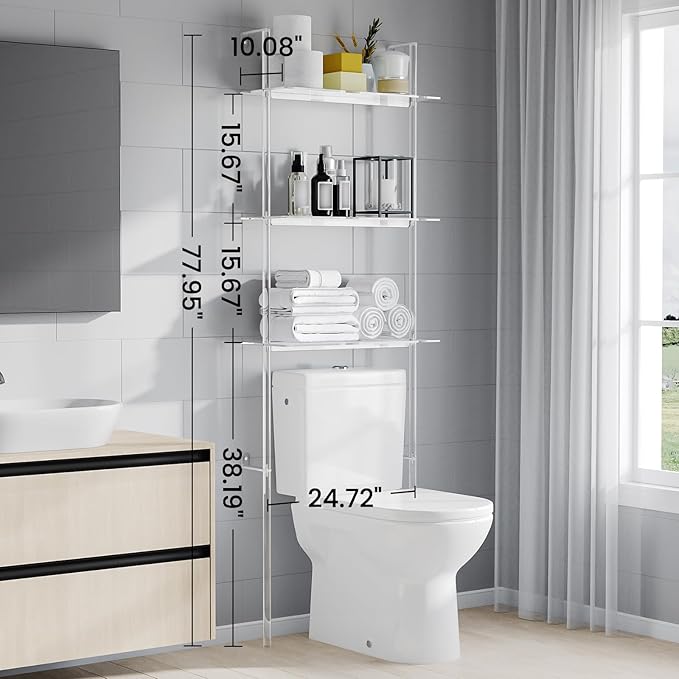 Bathroom Organization Hack: Over-the-Toilet Storage Shelf