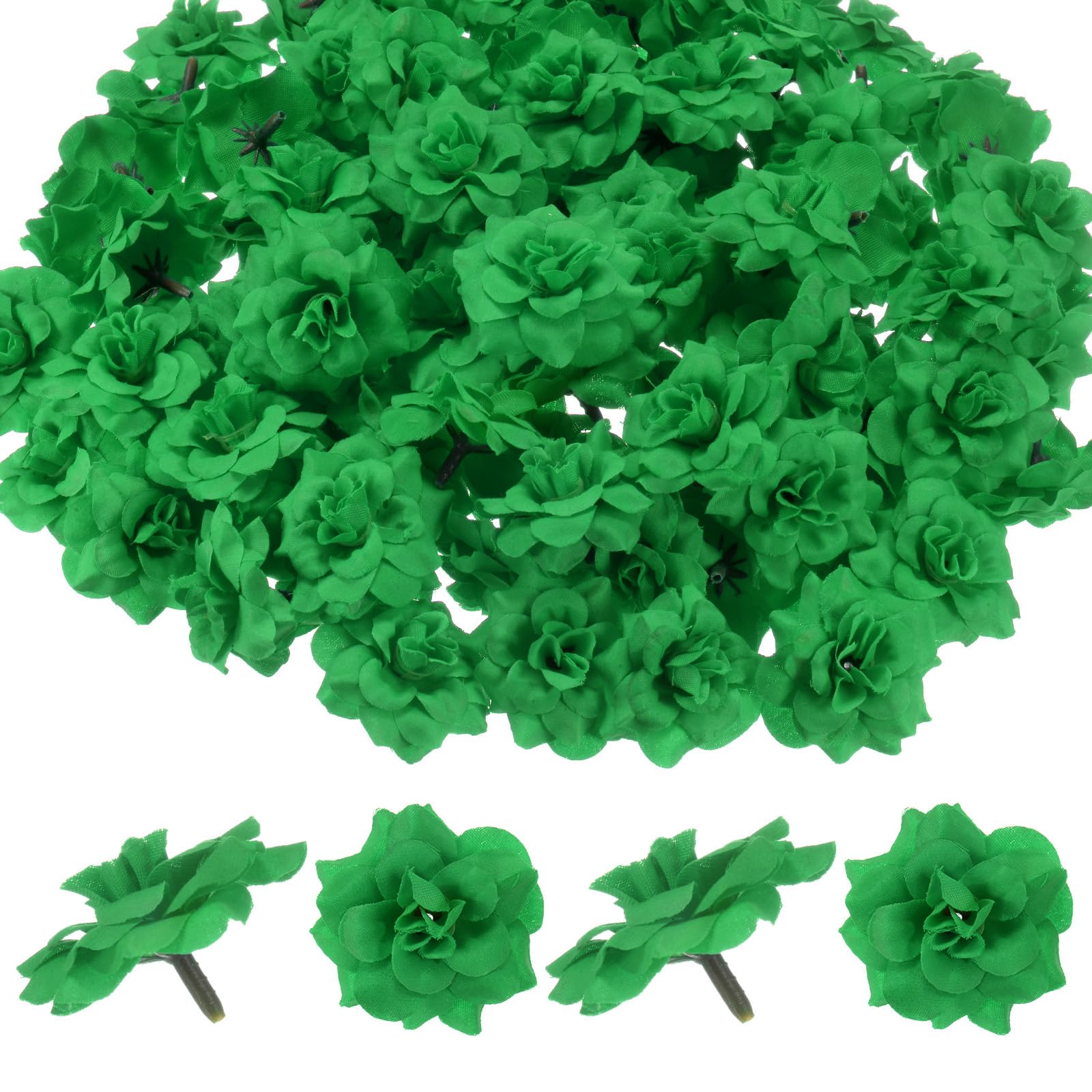 M METERXITY 100-Pack Artificial Roses Heads, Silk Faux Rose Head for Wedding/Bouquet/Flower Wall/DIY Crafts/Party Decoration