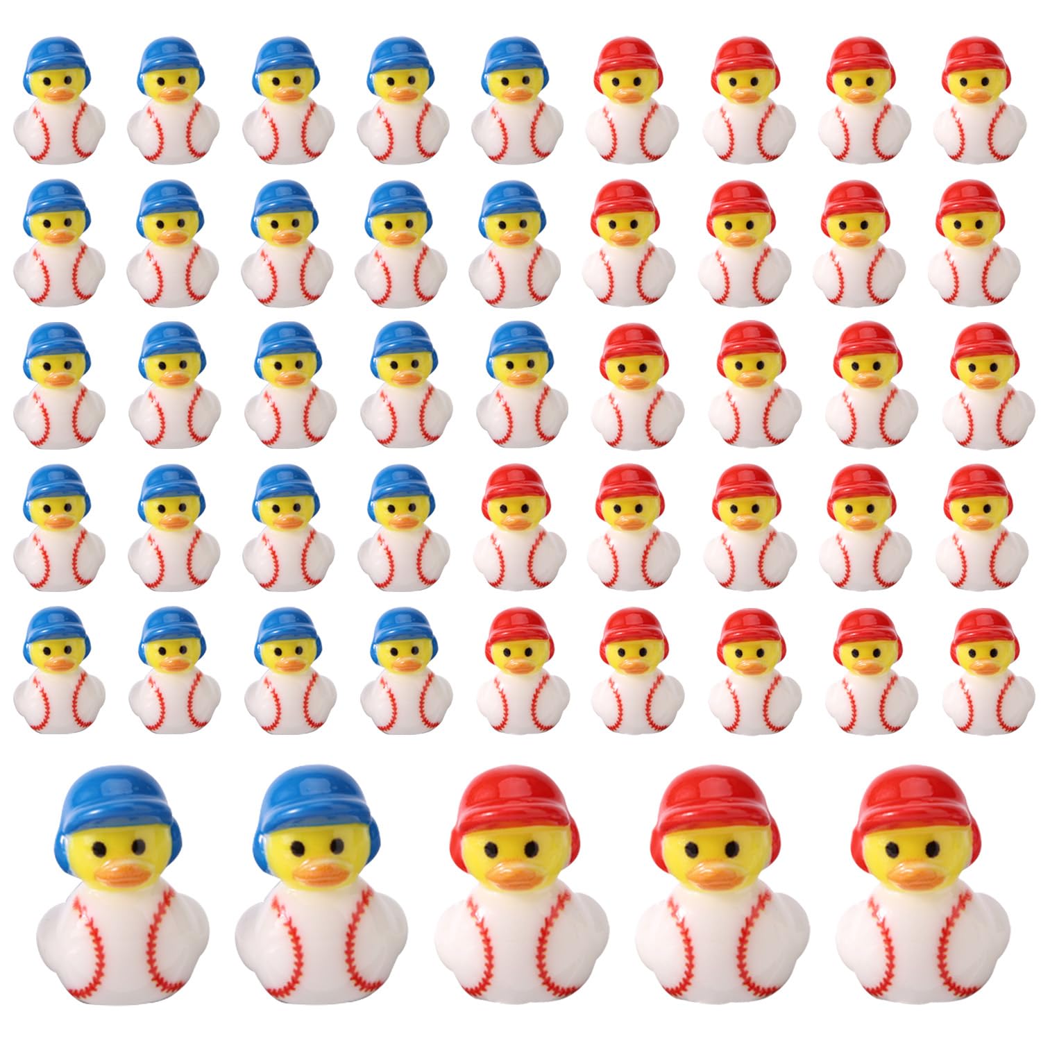 Lyreh 50pcs Miniature Baseball Resin Duck