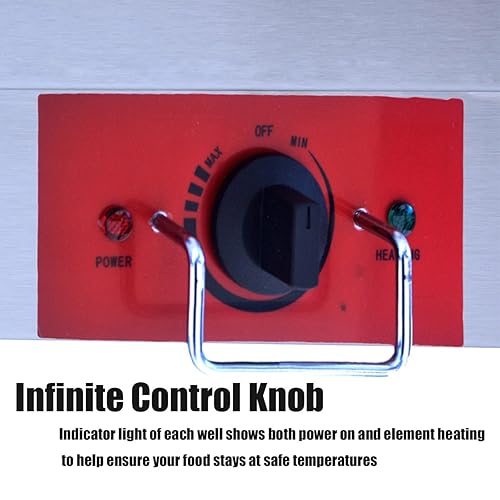 Miniatura 5 de ATOSA CSTEB-45 mesa de vapor eléctrica con estante inferior, 240 V