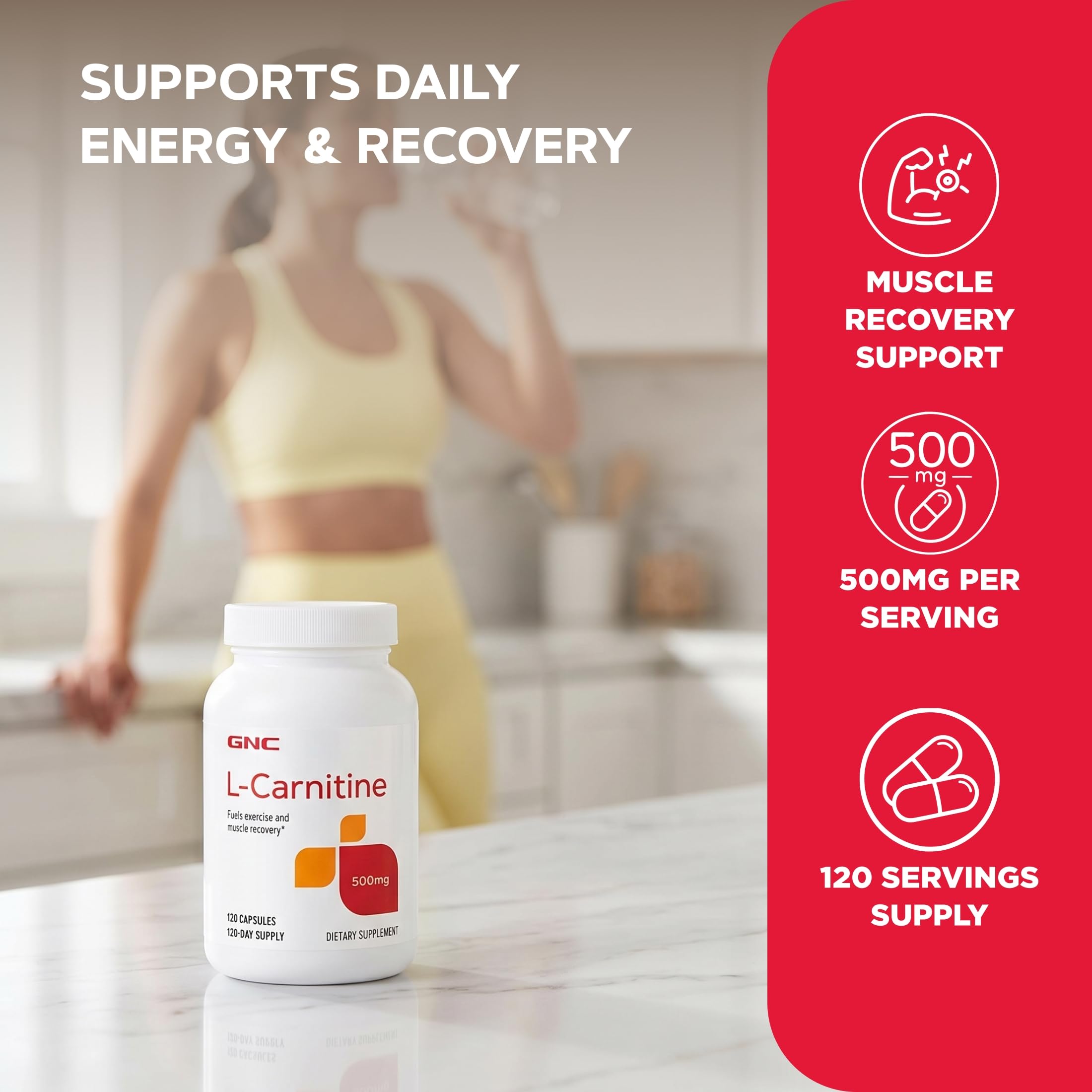 l carnitine gnc singapore L-Carnitine 500 Mg 120 Count Health, Household and Personal Care under the age of Molecular mechanism of glutamoptosis. Numbuzin oily skin cleanser Flavour:Lemonade Icypole