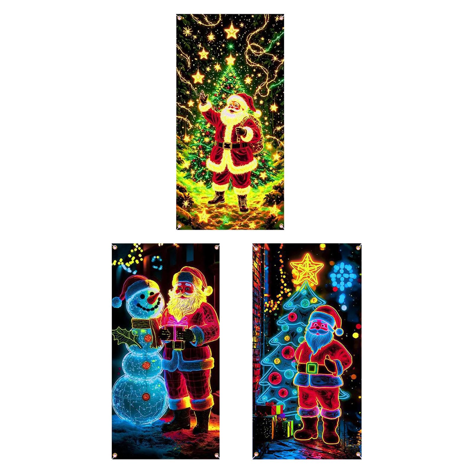 Rideau de porte lumineux pour sublimer votre entrée sombre à Noël