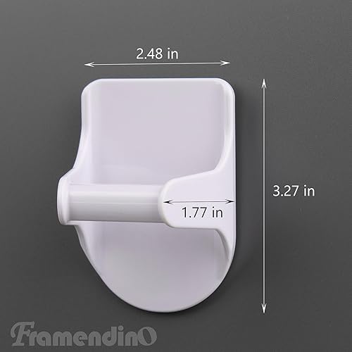 Miniatura 2 de Framendino, Paquete de 8 ganchos para botellas de montaje en pared, ganchos adhesivos para superficies de gabinete de cocina