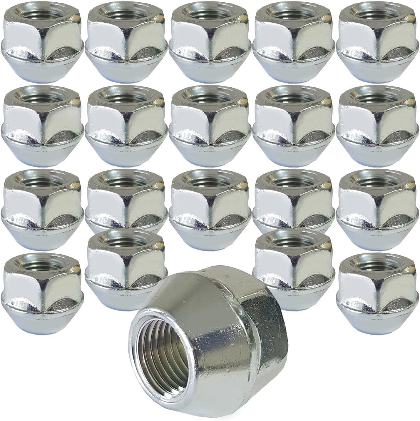 20 dadi ruota M12 x 1,25 60° SW 19 mm compatibili con Subaru, Suzuki, Nissan