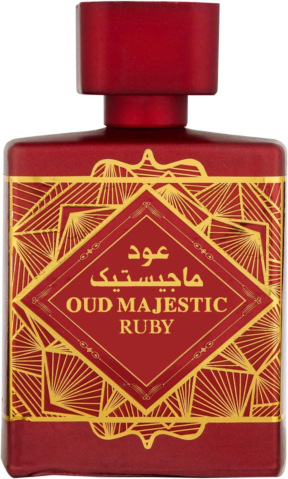 Oud Majestic Ruby Eau De Parfum, Oriental Woody Fragrance, 100ml, Unisex Adult, Long Lasting Spray