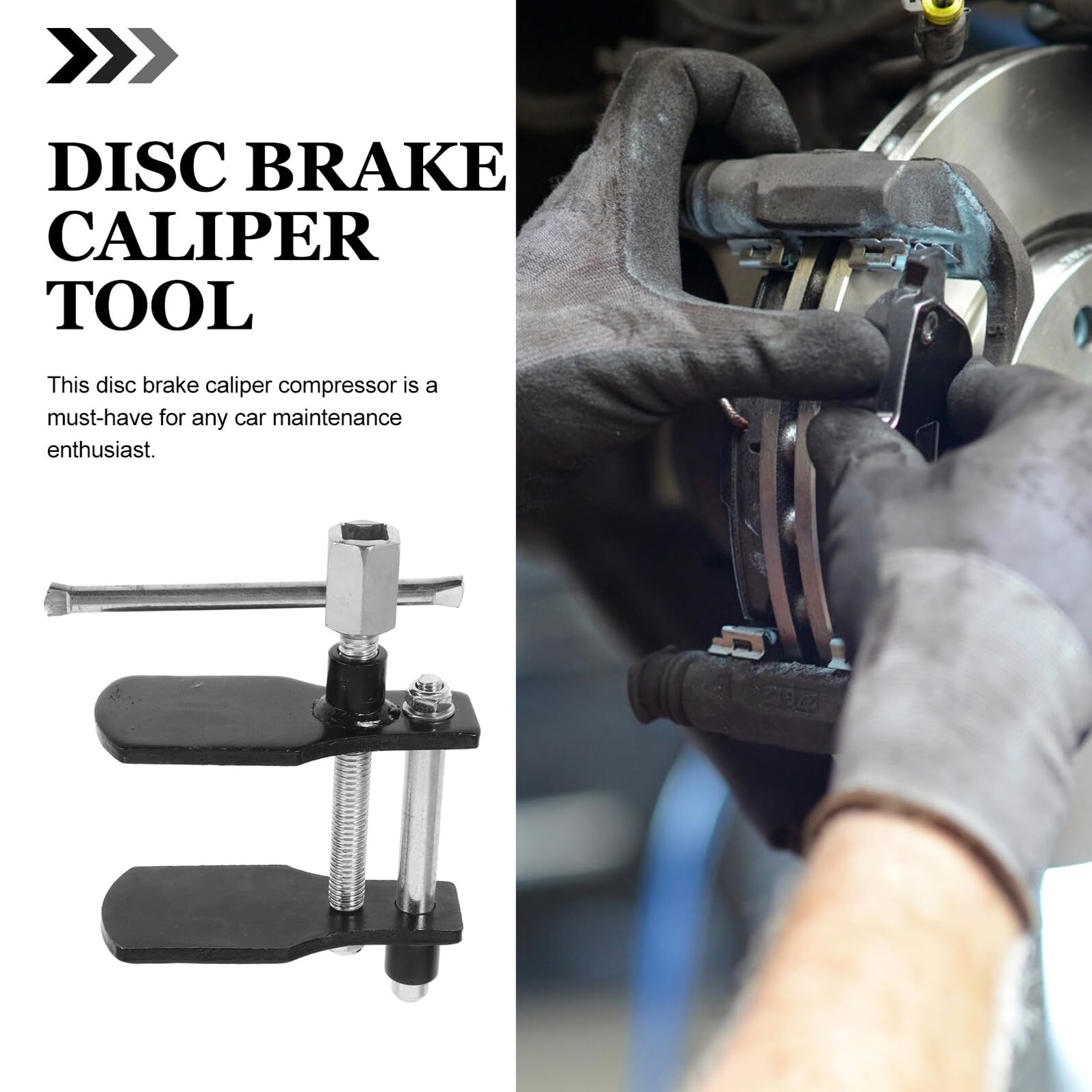 Healvian Outil pour Étrier de Frein à Disque Compresseur de Piston d'Étrier Presse à Étrier de Frein Automobile pour Mécaniciens Usage Entretien Auto